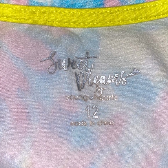 Girls Summer Pajama Set Size 12 - Picture 5 of 8